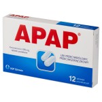 Apap Antipyretický lék proti bolesti 12 kusů