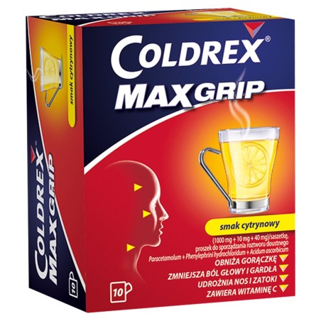 Coldrex MaxGrip x 10 sasz.