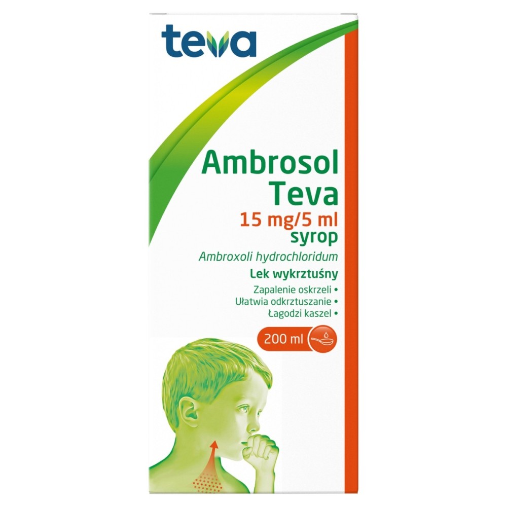 Ambrosol Lek wykrztuśny syrop 200 ml