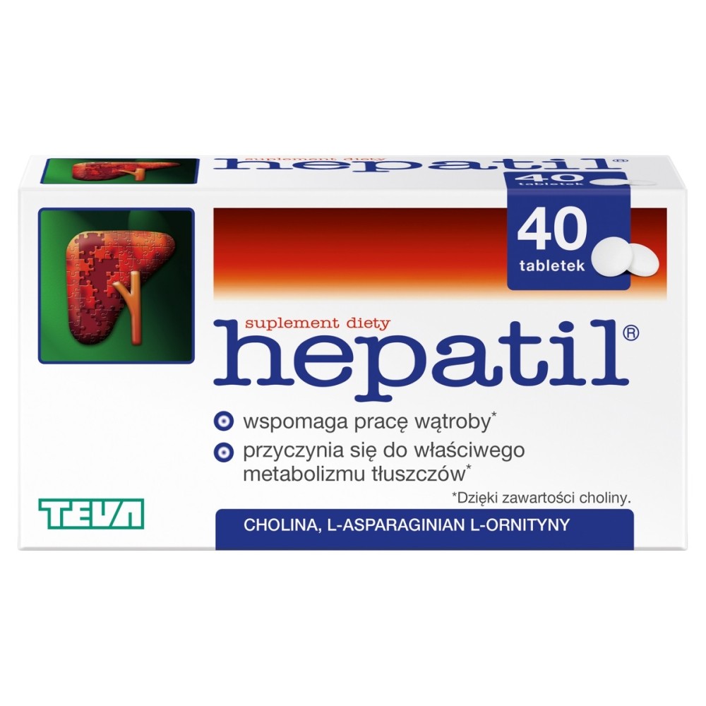 Hepatil Dietary supplement 40 pieces