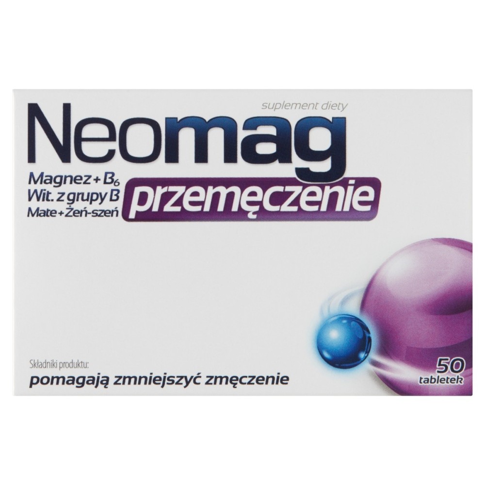 NeoMag Fatigue Doplněk stravy 50 kusů