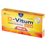 Oleofarm D-Vitum Forte 2000 IE Nahrungsergänzungsmittel 9 g (36 Stück)