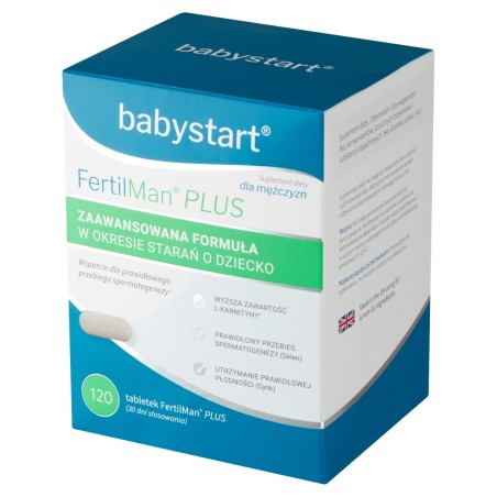 Babystart FertilMan Plus Nahrungsergänzungsmittel für Männer 196,8 g (120 Stück)