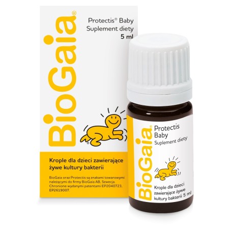 BioGaia Protectis Bébé Complément alimentaire gouttes pour enfants contenant des cultures bactériennes vivantes 5 ml