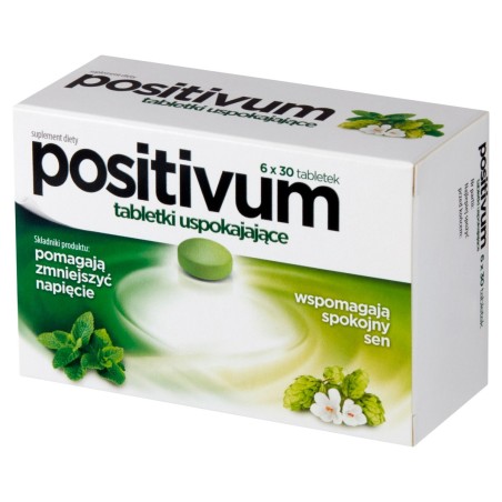 Positivum Dietary supplement calming tablets 6 x 30 pieces