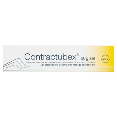 Contractubex 50 IE + 100 mg + 10 mg Gel 20 g