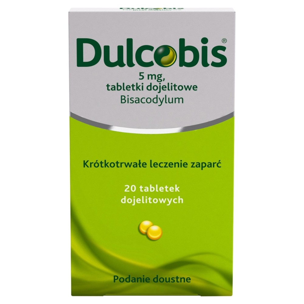Sanofi Dulcobis 5 mg Gastro-resistant tablets 20 pieces