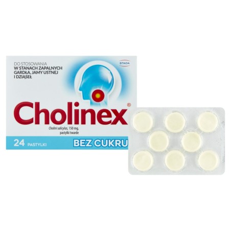 Cholinex Sugar-free lozenges 24 pieces