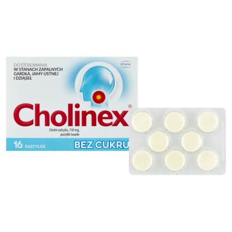 Cholinex Zuckerfreie Lutschtabletten 16 Stück