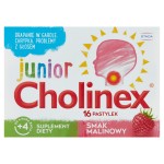 Cholinex Junior Nahrungsergänzungsmittel-Tabletten, Himbeergeschmack, 56 g (16 x 3,5 g)