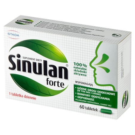 Sinulan Forte Dietary supplement tablets 27.0 g (60 pieces)