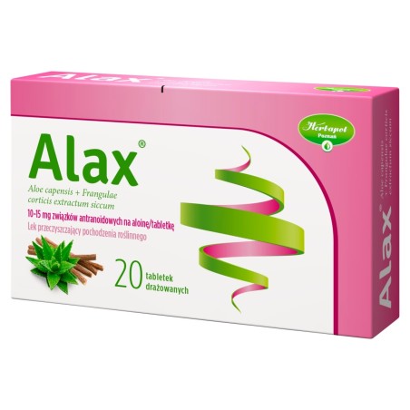 Alax Laxative of plant origin 20 pieces