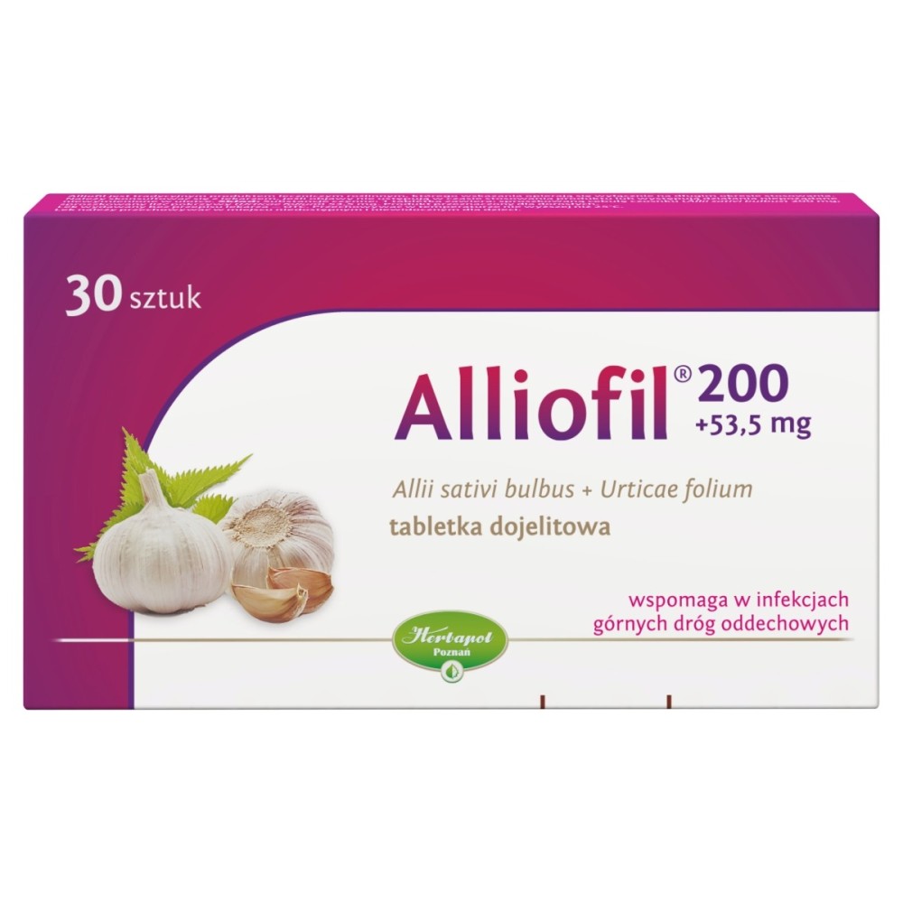 Alliophil 200 + 53,5 mg Comprimidos gastrorresistentes 30 piezas