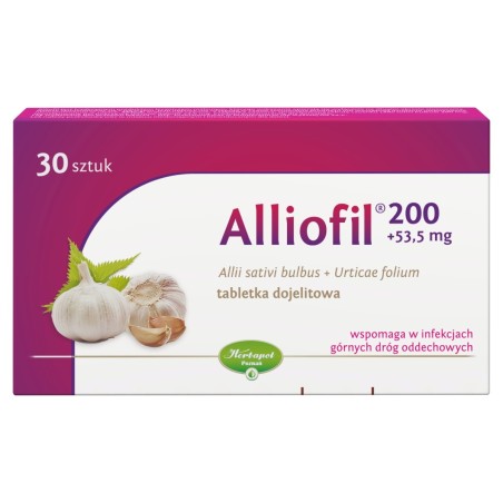 Alliophil 200 + 53,5 mg Comprimés gastro-résistants 30 pièces