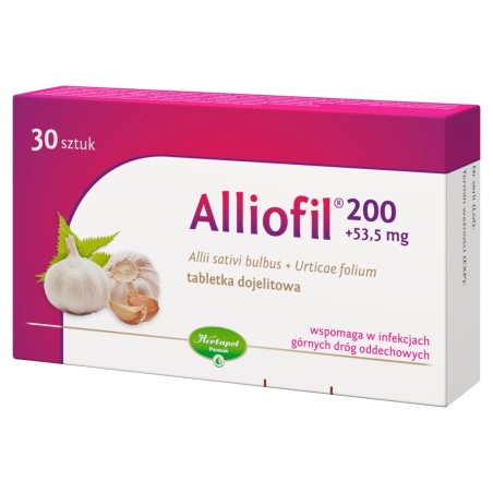 Alliophil 200 + 53.5 mg Gastro-resistant tablets 30 pieces
