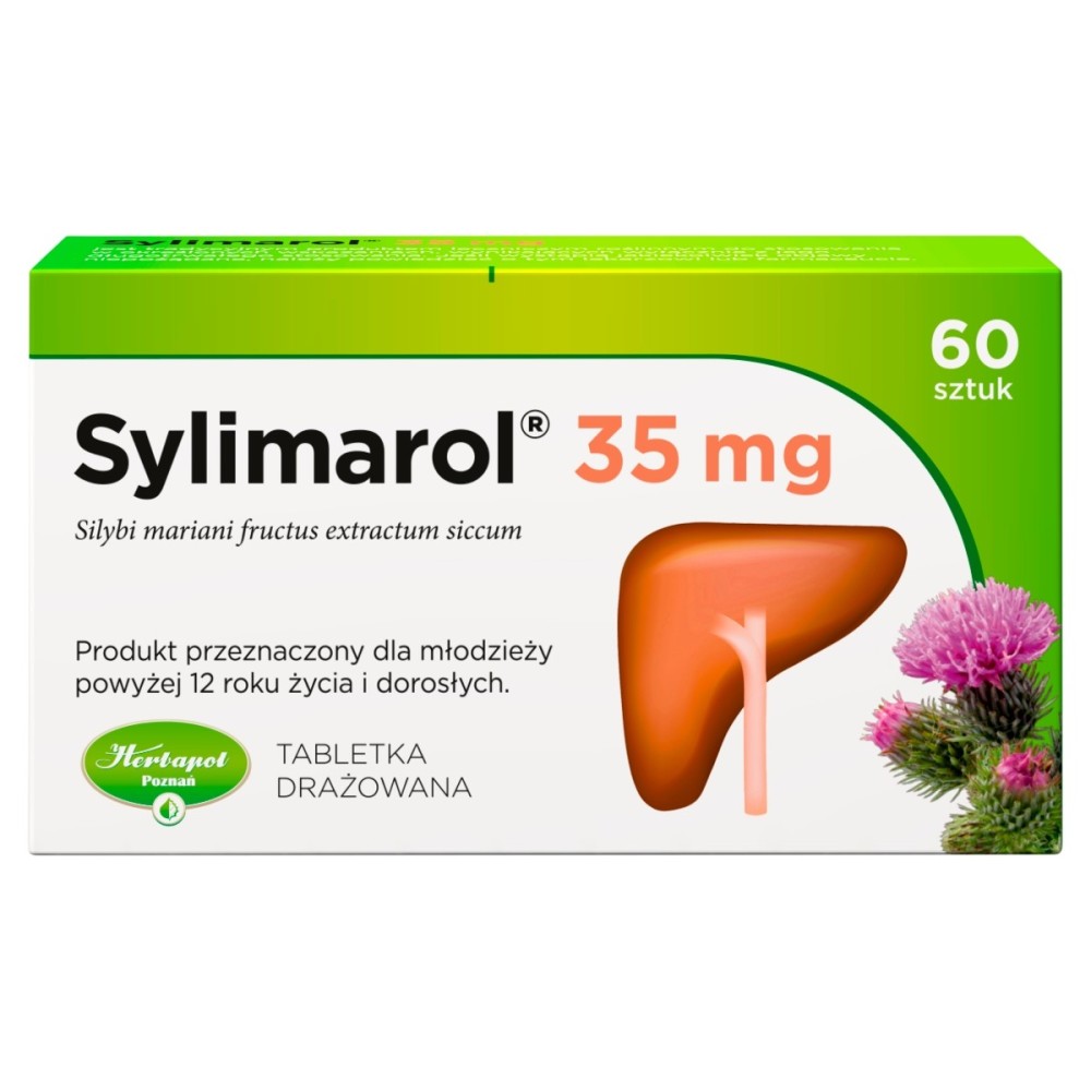 Sylimarol 35 mg comprimidos recubiertos 60 piezas