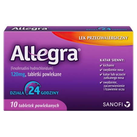 Allegra compresse 10 rivestite con film Farmaco per allergie