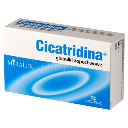 Cicatridina 5 mg Dispositivo médico pesarios vaginales 10 x 2 g