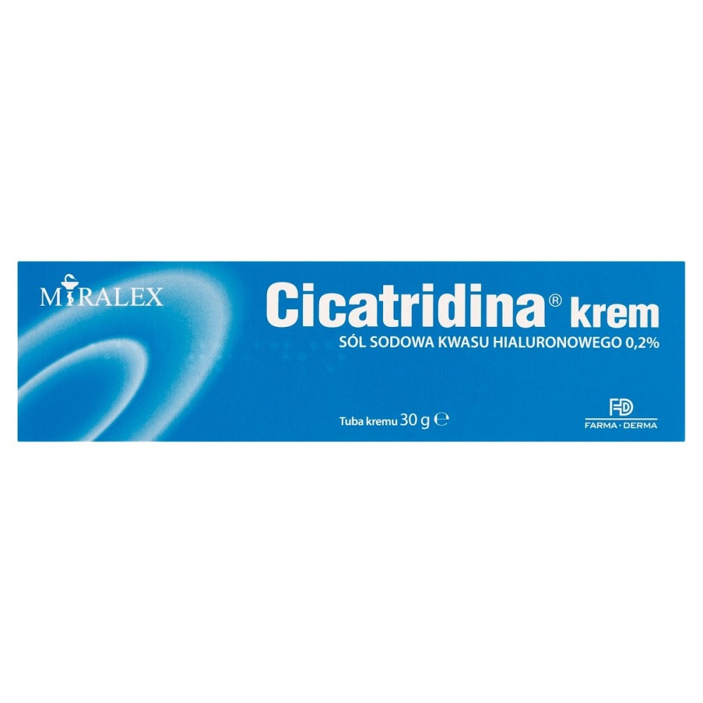 Cicatridina 0,2% Crème dispositif médical à usage externe 30 g