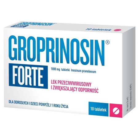 Groprinosin Forte 1000 mg Comprimidos 10 piezas