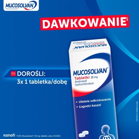 Sanofi Mucosolvan Tabletten 20 stc