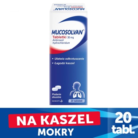 Sanofi Mucosolvan Tablets 20 pieces