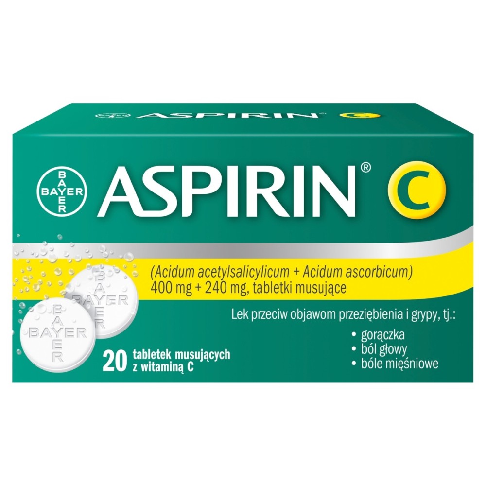 Aspirin C šumivé tablety 20 tablet