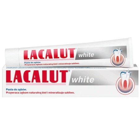 Lacalut white, pasta do zębów, 75 ml