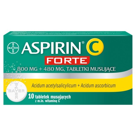Aspirina C Forte Comprimidos efervescentes 10 comprimidos