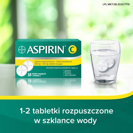 Aspirin C Effervescent tablets 10 tablets