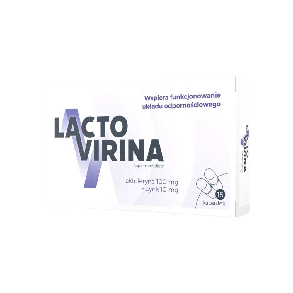 Casquettes Lactovirina. 15 capsules.