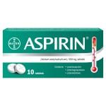 Comprimés d'aspirine 10 comprimés