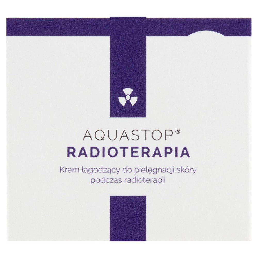 Aquastop Radioterapia Crema calmante para el cuidado de la piel durante la radioterapia 50 ml