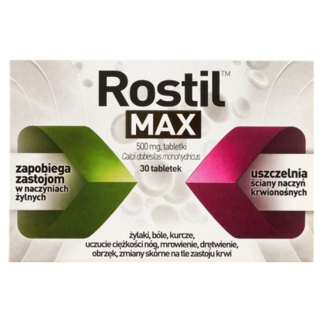 Rostil Max 500 mg Tablets 30 pieces