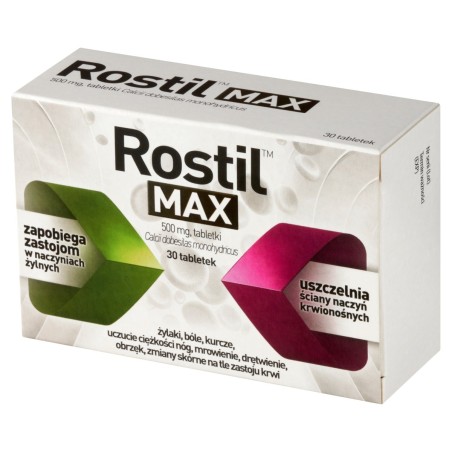 Rostil Max 500 mg Tablets 30 pieces