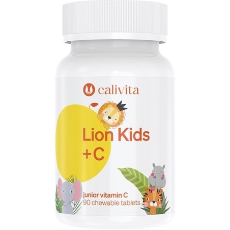 Lion Kids + C 90 tabletek         Calivita