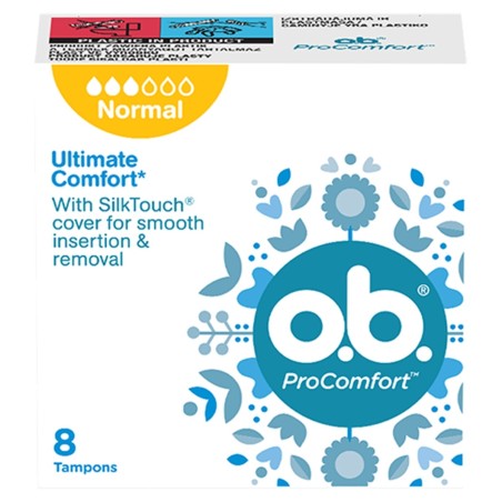 O.B. Normální tampony ProComfort 8 kusů