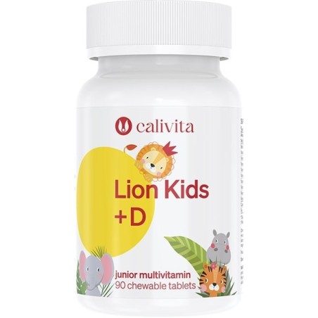 Lion Kids + D Calivita 90 tablets