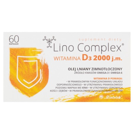 Lino Complex Doplněk stravy vitamín D₃ 2000 IU 8,34 g (60 x 139 mg)