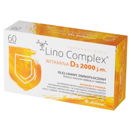 Lino Complex Doplněk stravy vitamín D₃ 2000 IU 8,34 g (60 x 139 mg)
