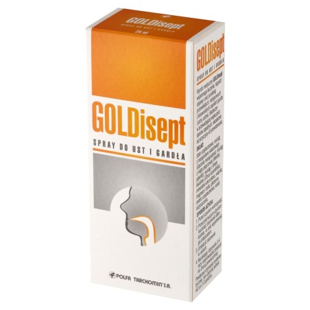 Goldisept Medizinproduktespray für Mund und Rachen 25 ml