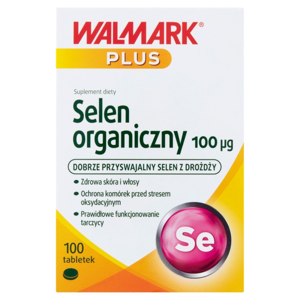 Walmark Plus Integratore alimentare di selenio biologico 33,0 g (100 pezzi)