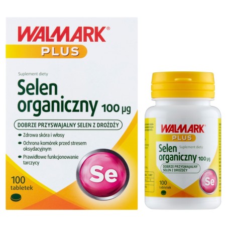 Walmark Plus Complément alimentaire sélénium biologique 33,0 g (100 pièces)