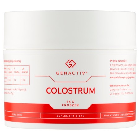Genactiv Dietary supplement colostrum 45 g