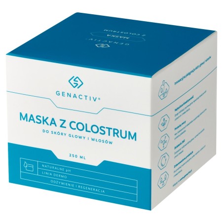Genactiv Masque Colostrum pour cuir chevelu et cheveux 250 ml