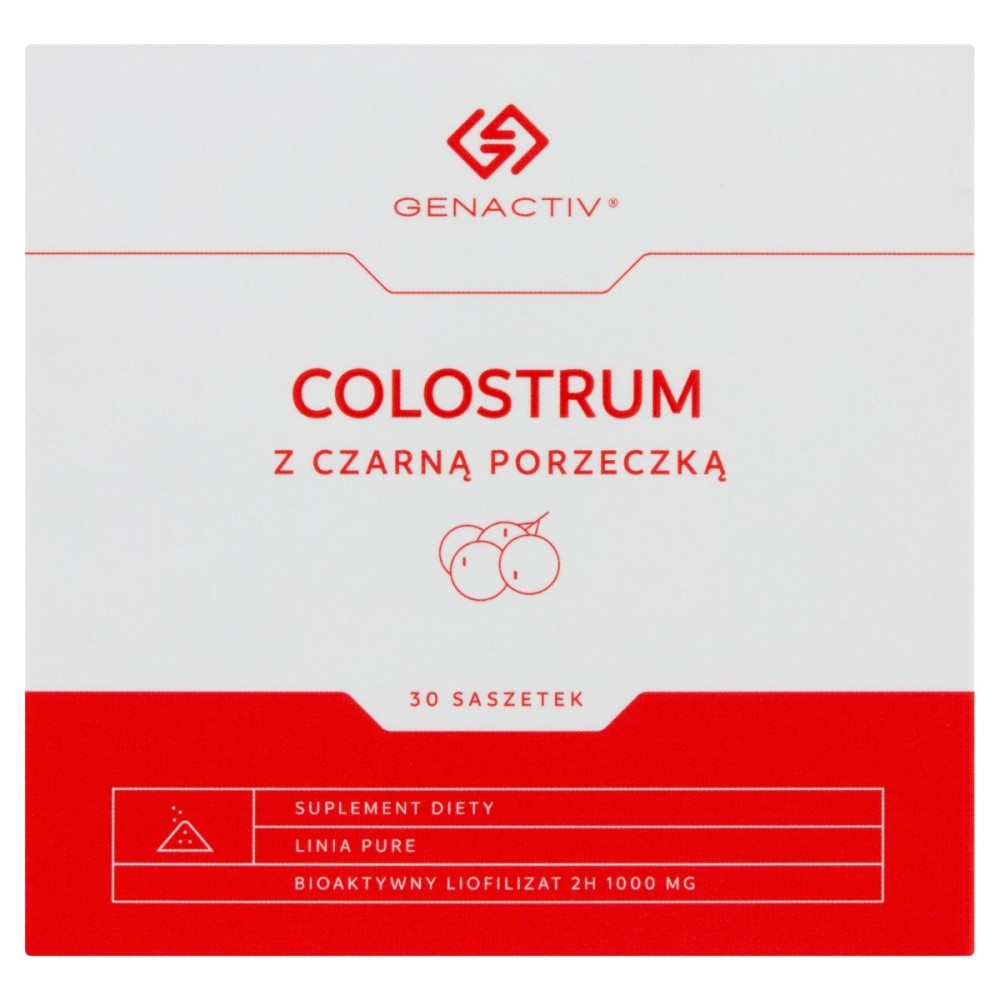 Genactiv Complément alimentaire colostrum au cassis 91,5 g (30 pièces)