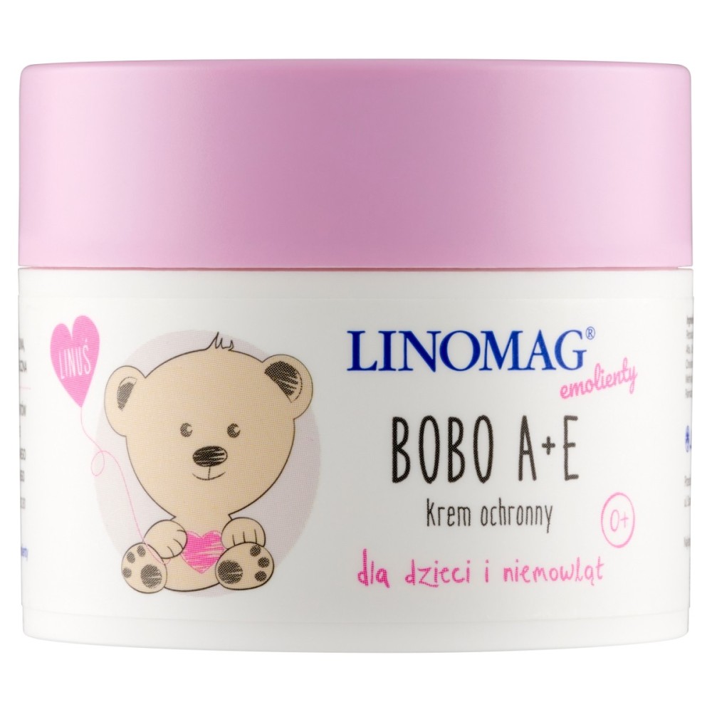 Linomag Emollients Bobo A+E Ochranný krém pro děti a kojence 0+ 50 ml