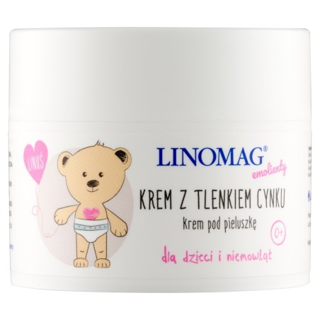 Linomag Emollients Cream with zinc oxide for children and infants 0+ 50 ml