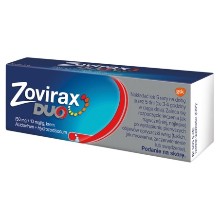 Zovirax Duo 50 mg + 10 mg Cream 2 g