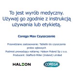 Corega Power Max Tabletki do codziennego czyszczenia protez zębowych max czyszczenie 30 sztuk